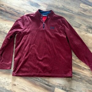 Under Armour Burgundy Quarter-Zip Pullover